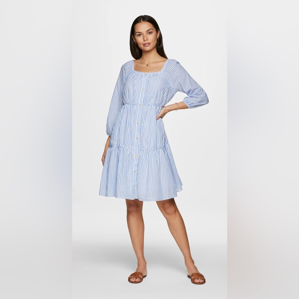 BEACHLUNCHLOUNGE Elodie Art Blue dress